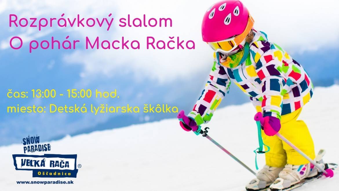 22.2.2020<br>Rozprávkový slalom O pohár Macka Račka