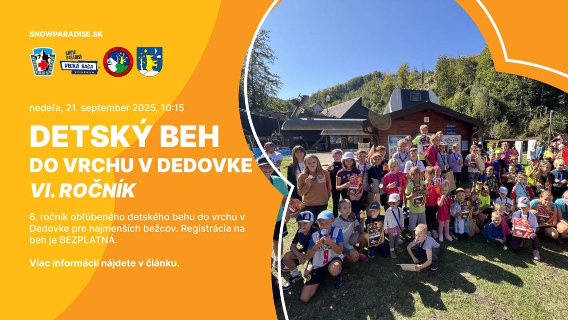 Detský beh do vrchu v Dedovke | VI. ročník