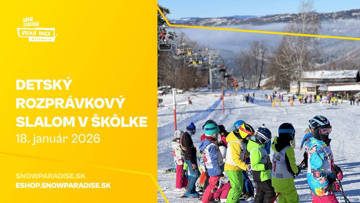 Detský rozprávkový slalom v škôlke