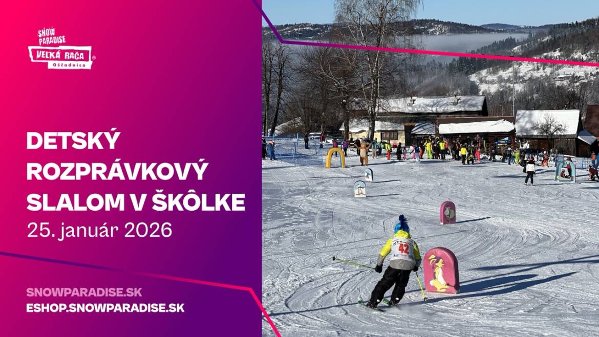 Detský rozprávkový slalom v škôlke