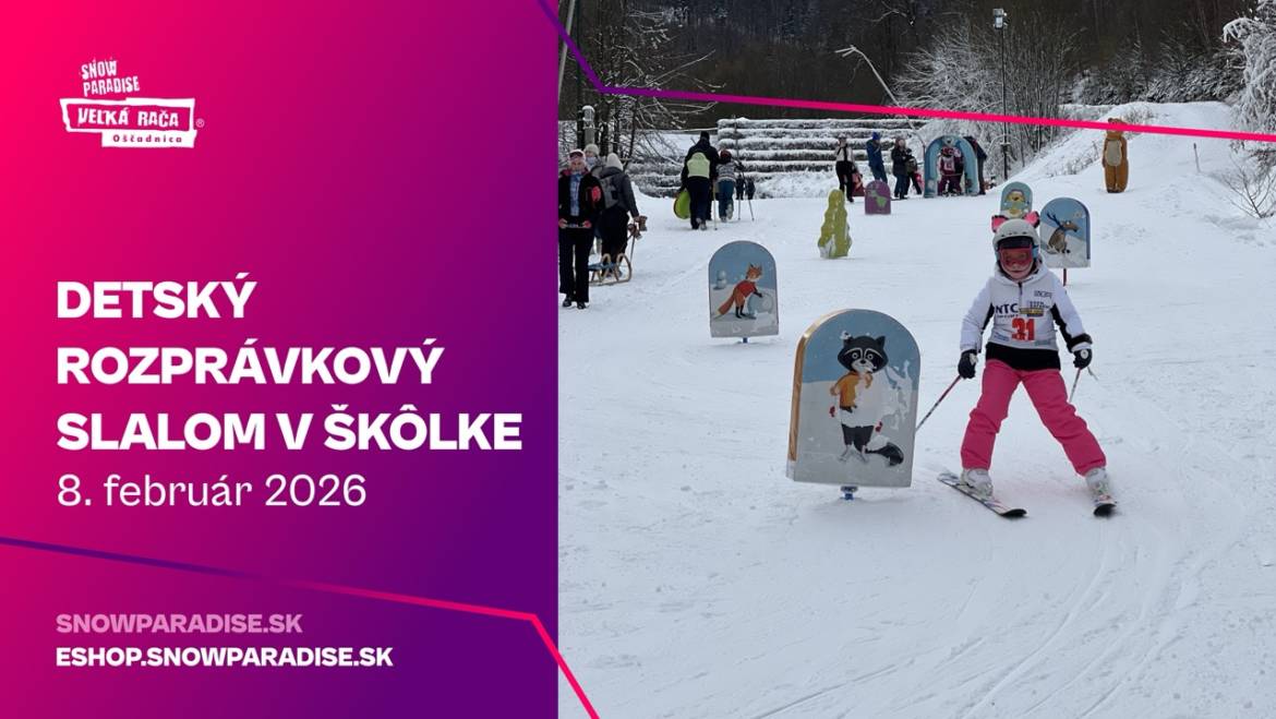 Detský rozprávkový slalom v škôlke