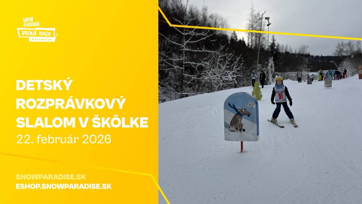 Detský rozprávkový slalom v škôlke