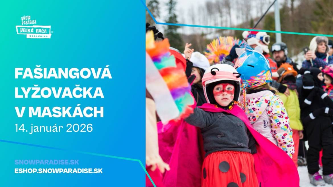 Fašiangová lyžovačka v maskách